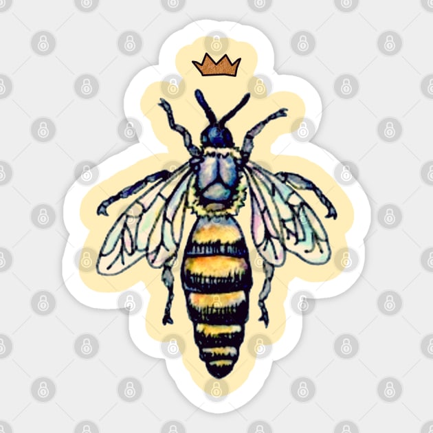 Queen Bee Sticker by ThisIsNotAnImageOfLoss